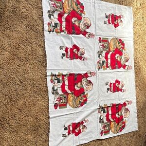 Festive Santa Claus Fabric Panel